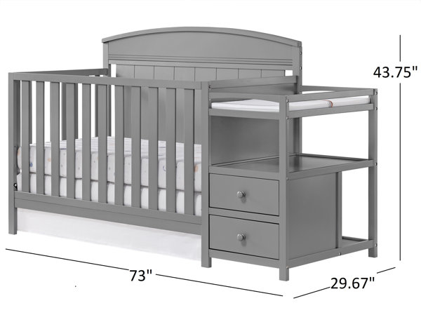 Brittany crib outlet and changer 4350